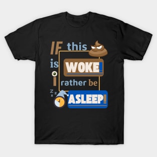 Anti woke 1 T-Shirt